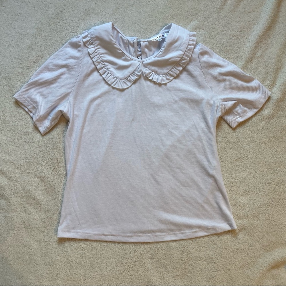 White collared shirt